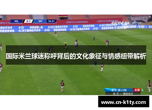 国际米兰球迷称呼背后的文化象征与情感纽带解析
